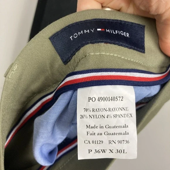 Tommy HilfigerKenneth Cole Men's Dress Pants Lot of 3 36Wx 30L Flat Front F01055